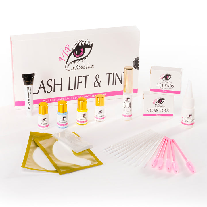 Kit Laminazione Ciglia e Sopracciglia con Tinta Nero